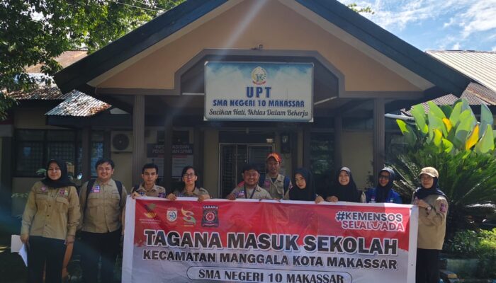 Tagana Makassar,  Sisir Sekolah, Edukasi Siaga Bencana Sejak Dini di Lingkungan Pendidikan