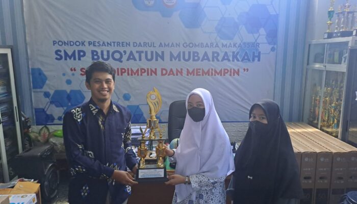 SMP Buq’atun Mubarakah Gombara Pencipta Santri Berprestasi