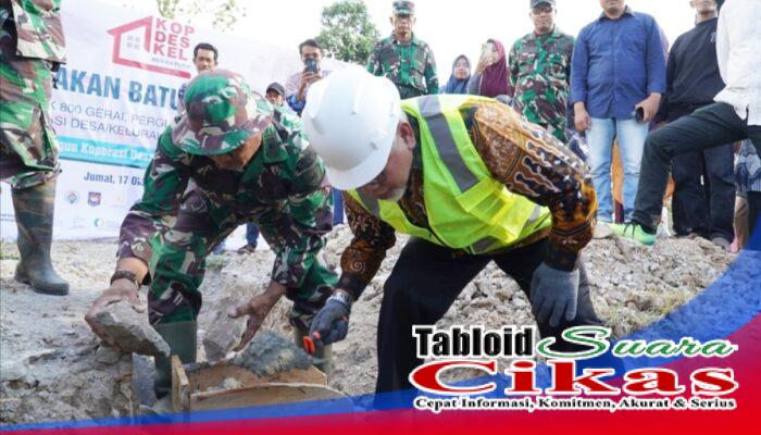 Groundbreaking 800 Gerai Koperasi Merah Putih di Bantaeng: Sinergi Pemkab, TNI, dan PT Agrinas Bangun Ekonomi Desa