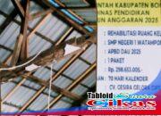 Pegiat LSM Soroti Anggaran DAU 2025 SMPN 1 Watampone