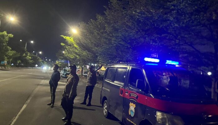 Polsek Rappocini Siaga Semalam Suntuk, Cegah Geng Motor dan Balapan Liar
