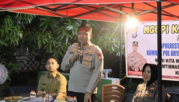 Polrestabes Makassar Perkuat Kemitraan dengan Masyarakat Melalui Ngopi Kamtibmas
