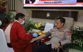 Polda Sulsel Kumpulkan 278 Kantong Darah dalam Aksi Donor Sambut Hari Bhayangkara ke-80