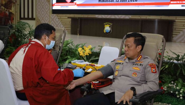 Polda Sulsel Kumpulkan 278 Kantong Darah dalam Aksi Donor Sambut Hari Bhayangkara ke-80