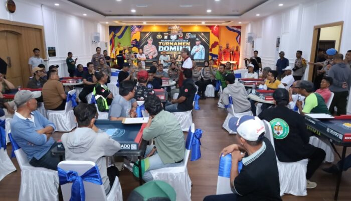 Semarak Hari Bhayangkara Ke-80, Polrestabes Makassar Gelar Turnamen Domino Kapolrestabes Cup