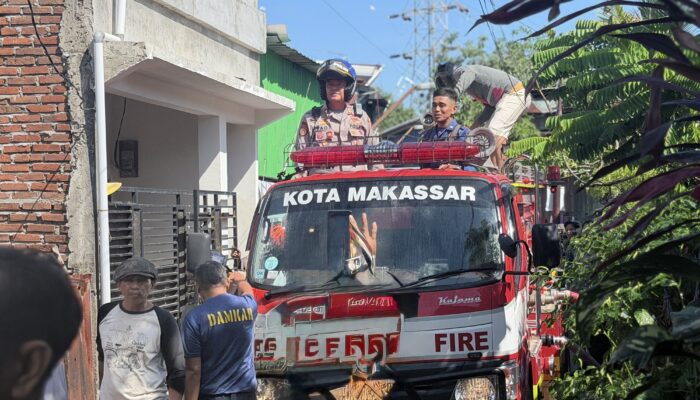 Kebakaran di Jl. Ir. Juanda II, Makassar: 1 Rumah Ludes