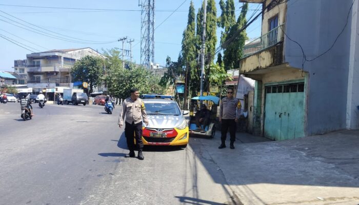 Pemantauan Titik Rawan di Jalan Tinumbu dan Lembo oleh Polsek Tallo